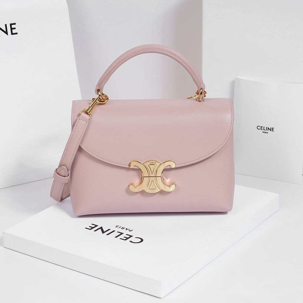 Ce1i*e TEEN NINO BAG IN SMOOTH SATINATED CALFSKIN(HIGH-END GRADE)