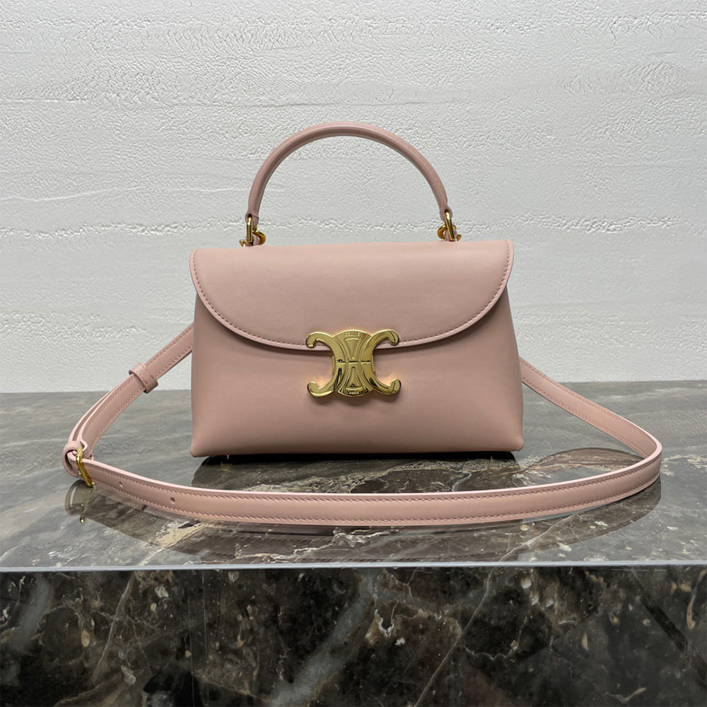 Ce1i*e TEEN NINO BAG IN SMOOTH SATINATED CALFSKIN(HIGH-END GRADE)