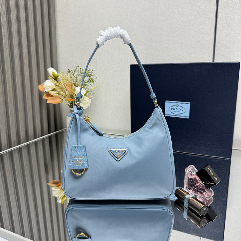 Pra*a Re-Edition 2005 Re-Nylon and Saffiano mini bag
