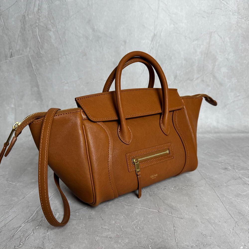 ce1i*e small new lU*gage in s*pple shiny lambskin(high-end grade)