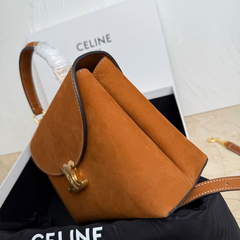 Ce1i*e MEDIUM NINO BAG IN GRAINED NUBUCK CALFSKIN(HIGH-END GRADE)