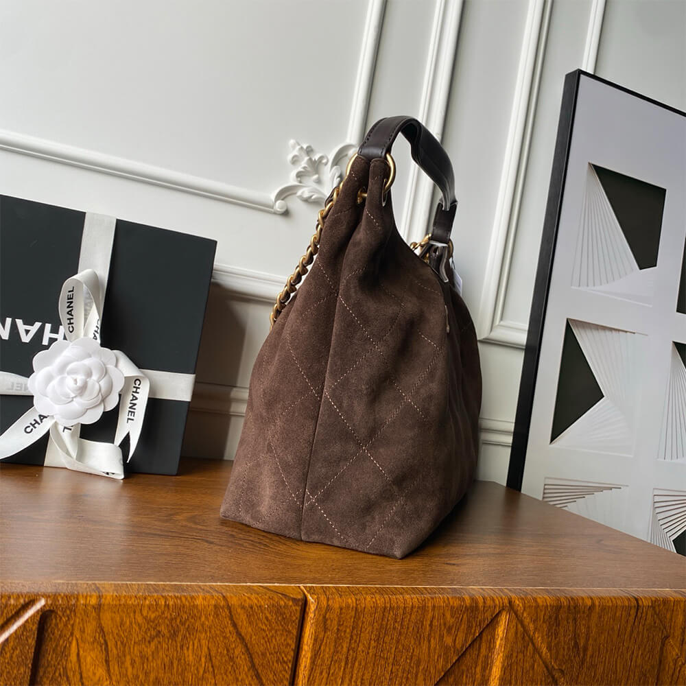 Ch**el MAXI HOBO BAG(HIGH-END GRADE)