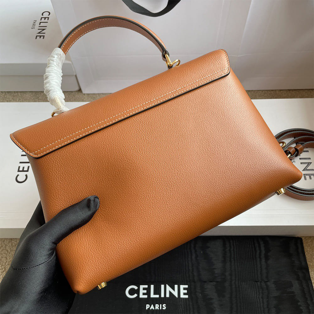 Ce1i*e MEDIUM NINO BAG IN S*pPLE GRAINED CALFSKIN(HIGH-END GRADE)