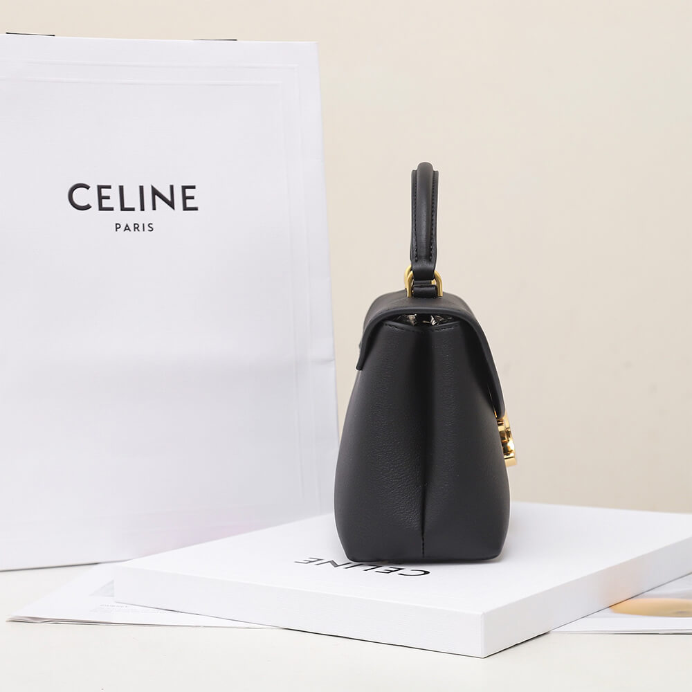 Ce1i*e TEEN NINO BAG IN S*pPLE GRAINED CALFSKIN(HIGH-END GRADE)