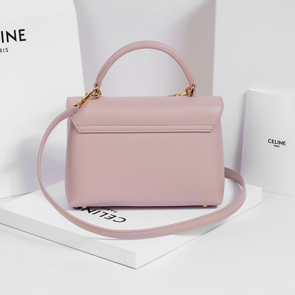 Ce1i*e TEEN NINO BAG IN SMOOTH SATINATED CALFSKIN(HIGH-END GRADE)