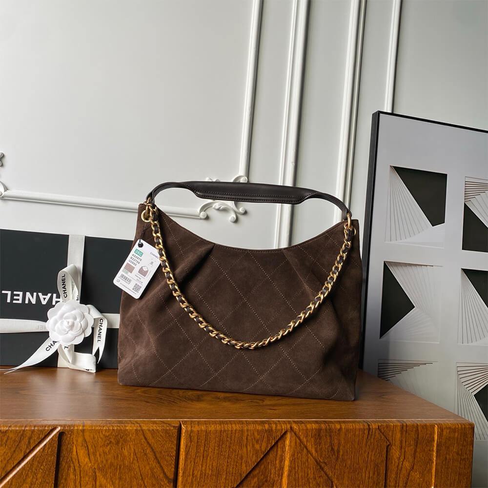 Ch**el MAXI HOBO BAG(HIGH-END GRADE)