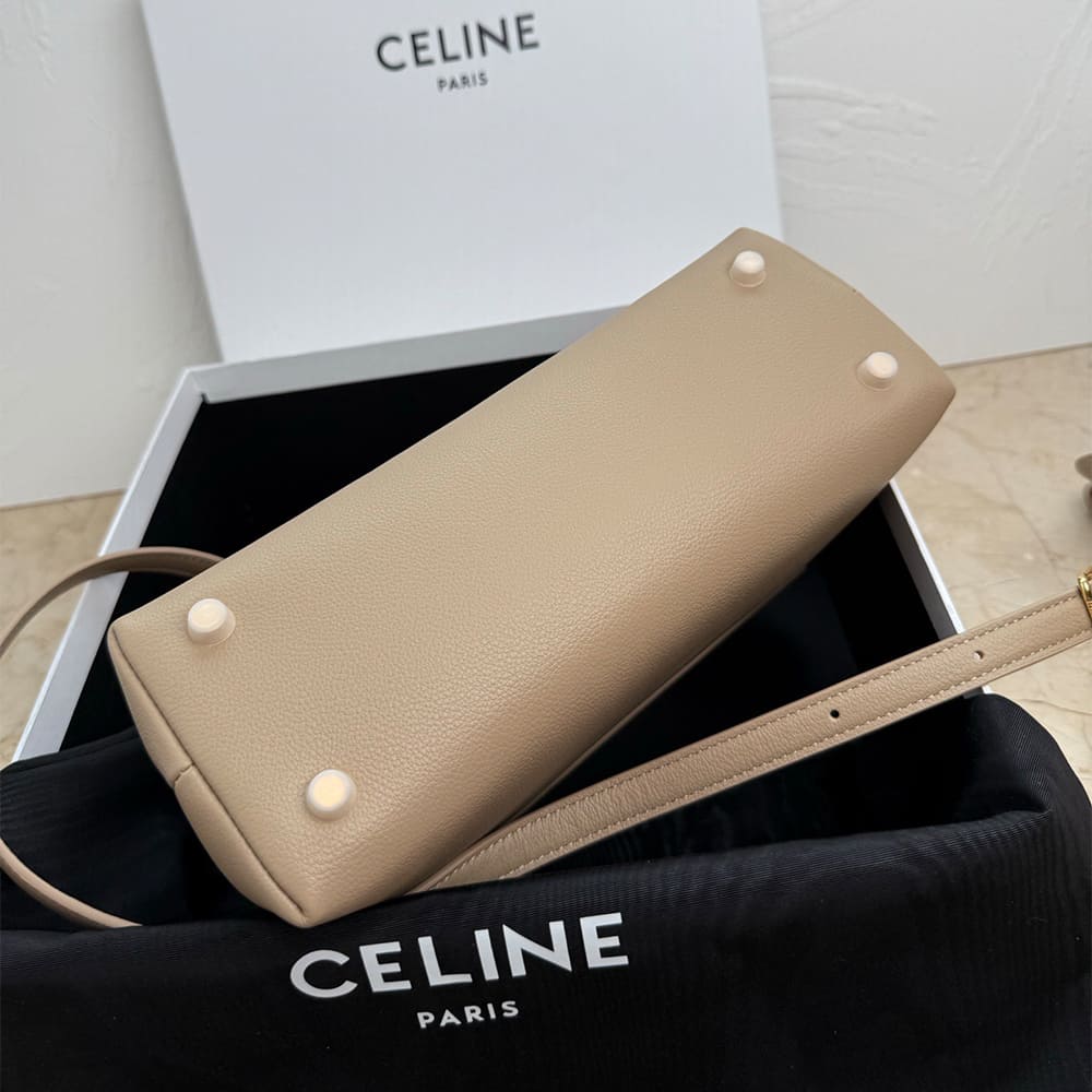 Ce1i*e MEDIUM NINO BAG IN S*pPLE GRAINED CALFSKIN(HIGH-END GRADE)