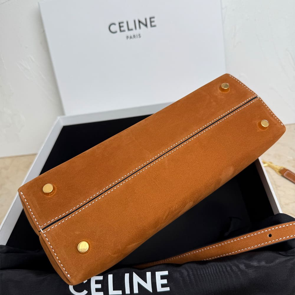 Ce1i*e MEDIUM NINO BAG IN GRAINED NUBUCK CALFSKIN(HIGH-END GRADE)