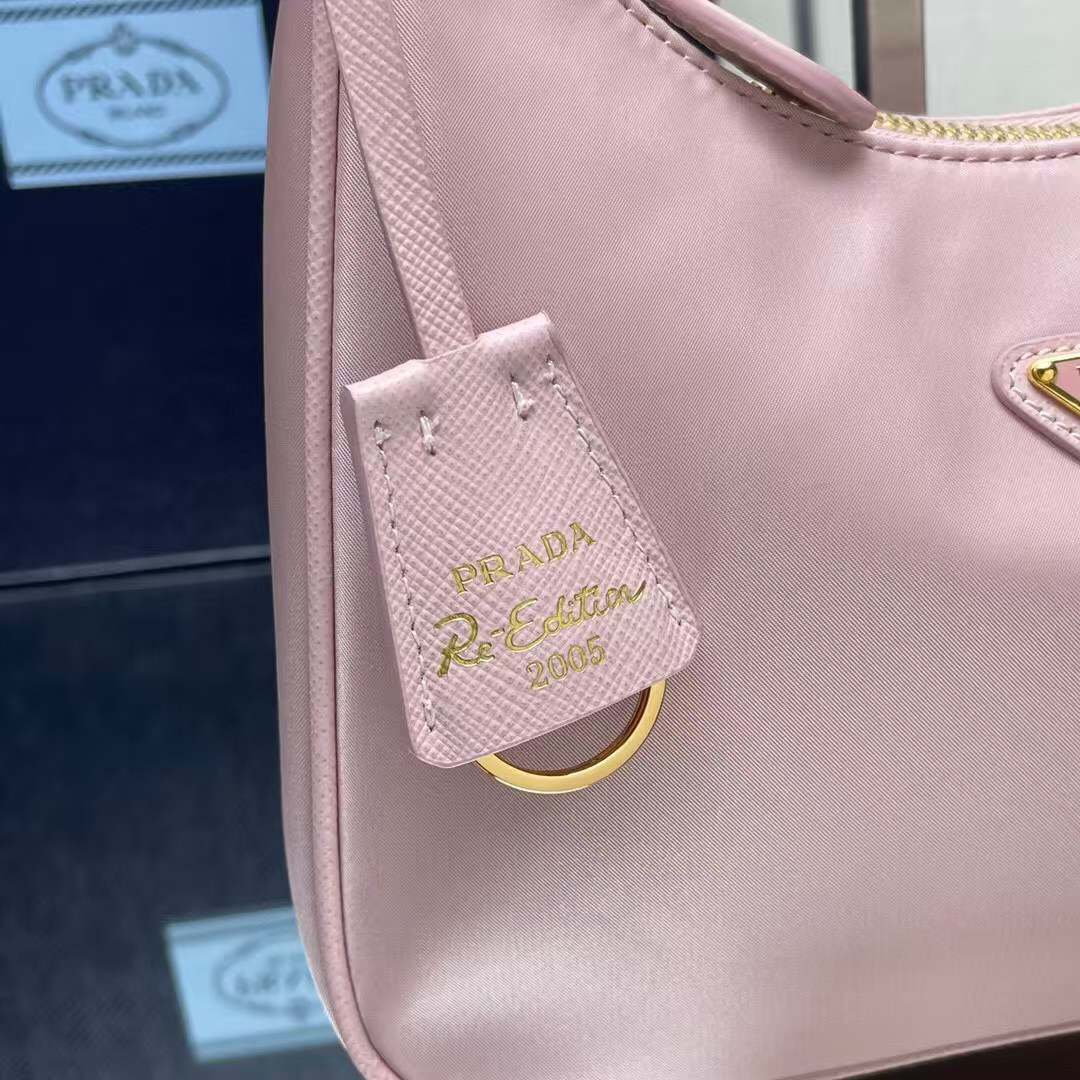 Pra*a Re-Edition 2005 Re-Nylon and Saffiano mini bag