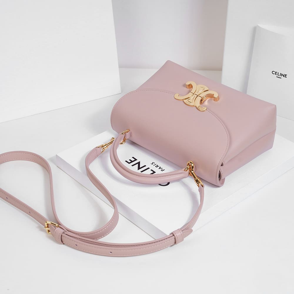 Ce1i*e TEEN NINO BAG IN SMOOTH SATINATED CALFSKIN(HIGH-END GRADE)