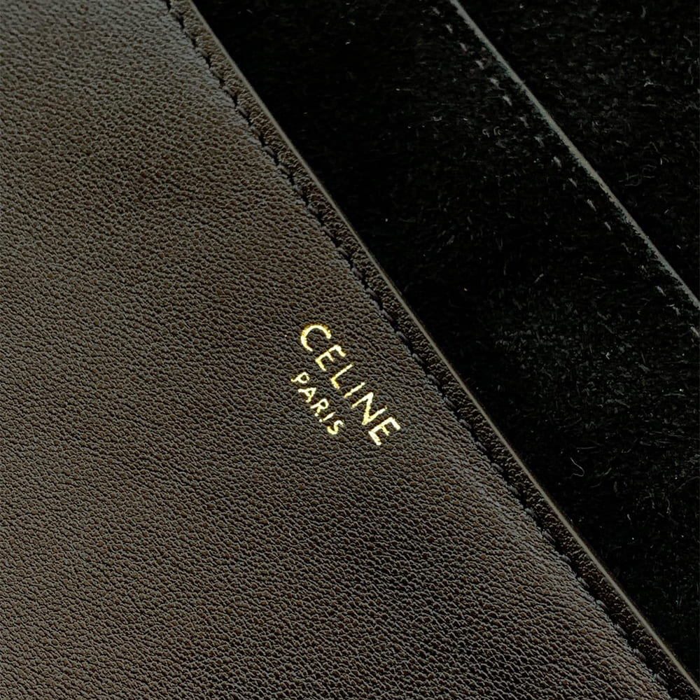 Ce1i*e HALFMOON SOFT TRIOMPHE BAG IN S*pPLE SHINY LAMBSKIN(HIGH-END GRADE)