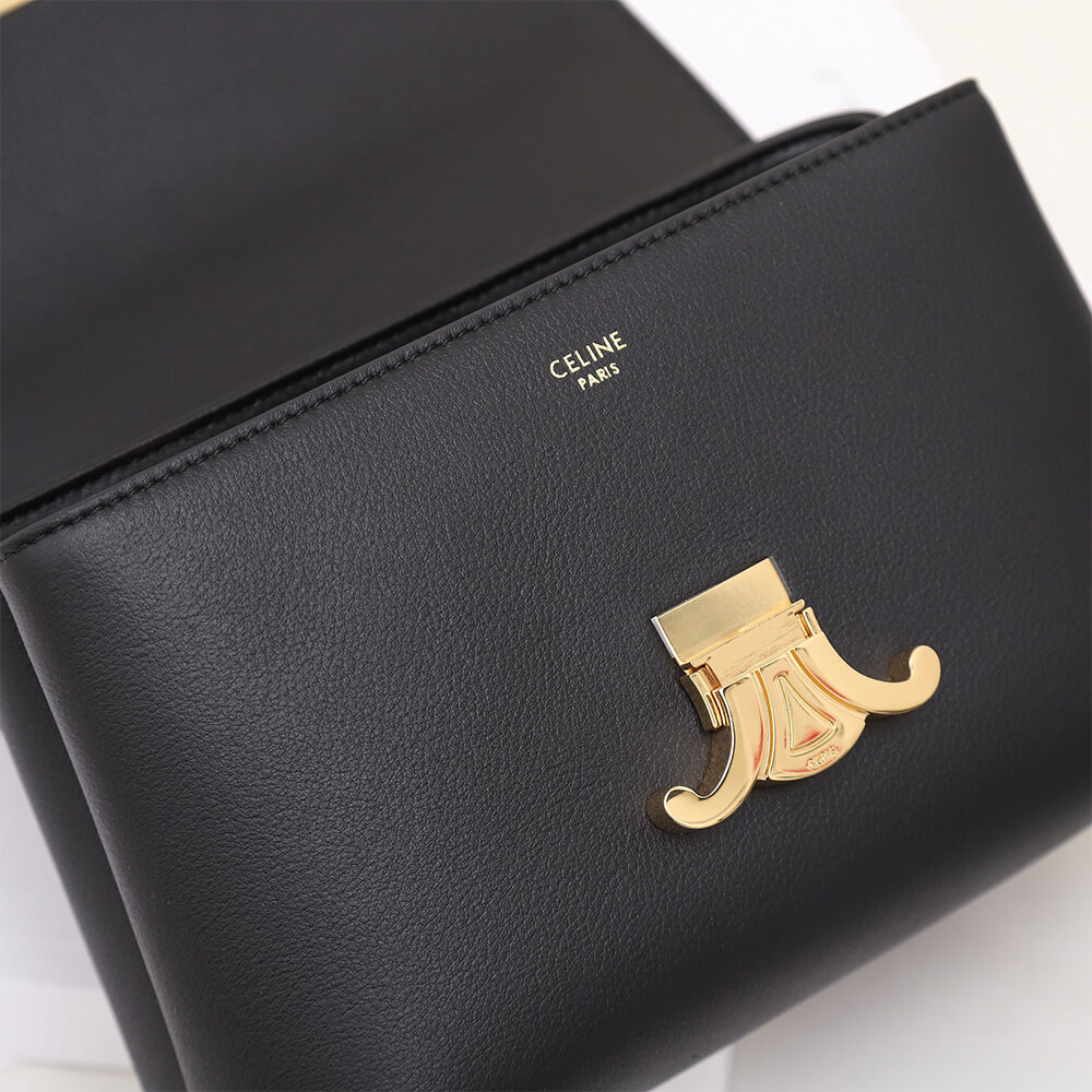 Ce1i*e TEEN NINO BAG IN S*pPLE GRAINED CALFSKIN(HIGH-END GRADE)