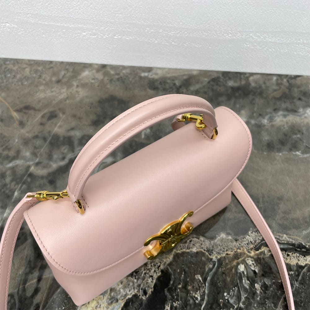 Ce1i*e TEEN NINO BAG IN SMOOTH SATINATED CALFSKIN(HIGH-END GRADE)