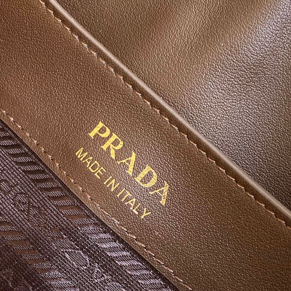Pra*a Darling medium suede shoulder bag