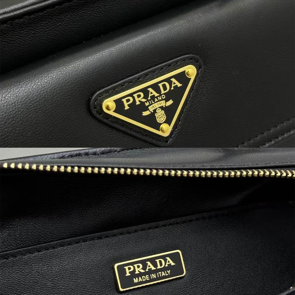 Pra*a Explore medium nappa leather tote bag(HIGH-END GRADE)