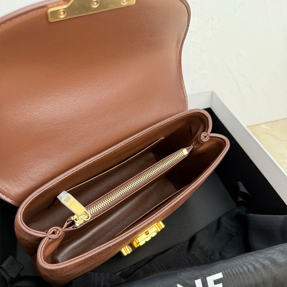 Ce1i*e MEDIUM NINO BAG IN GRAINED NUBUCK CALFSKIN(HIGH-END GRADE)