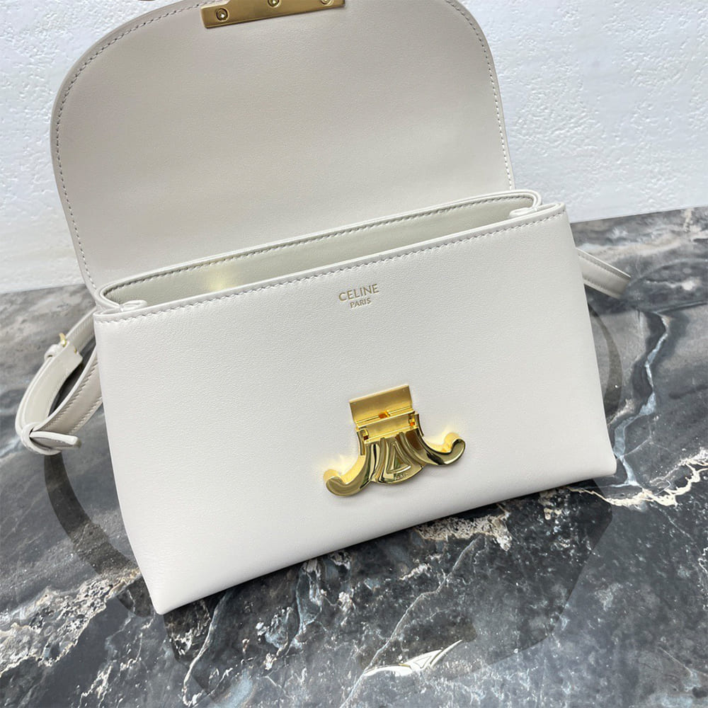 Ce1i*e TEEN NINO BAG IN SMOOTH SATINATED CALFSKIN(HIGH-END GRADE)