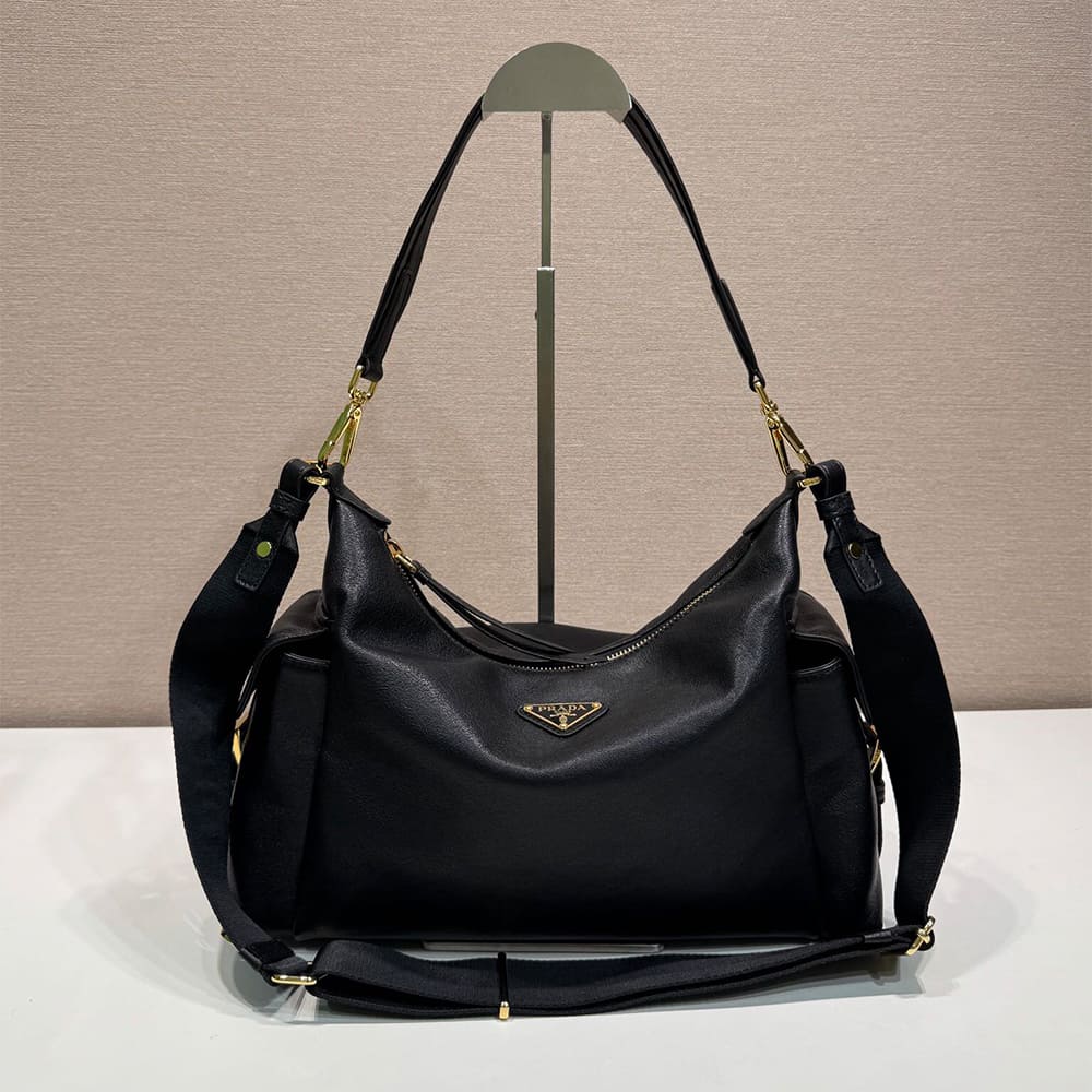 Pra*a Explore large nappa leather bag(HIGH-END GRADE)