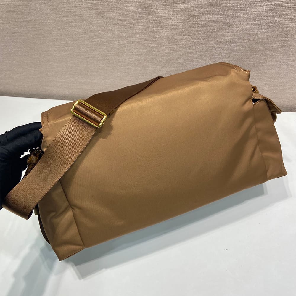 Pra*a Explore large Re-Nylon shoulder bag with flap(HIGH-END GRADE)