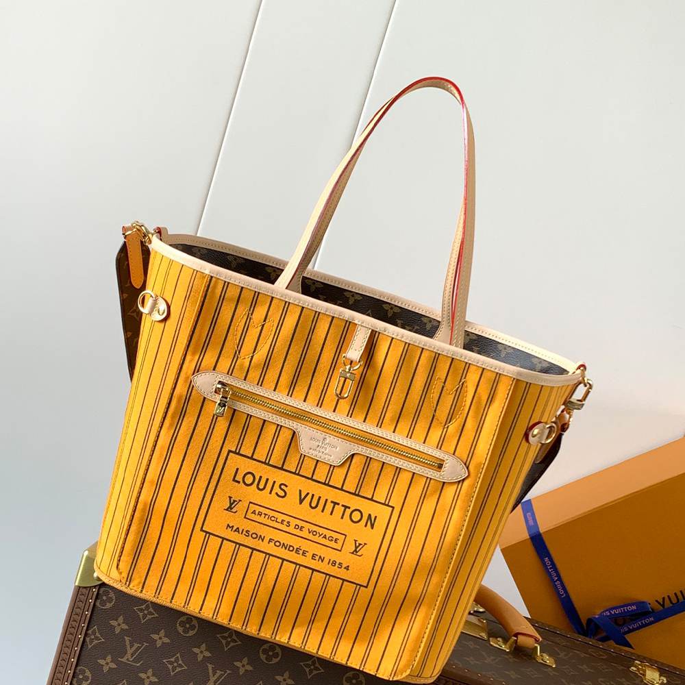 LV Neverfull Bandoulière Inside Out MM