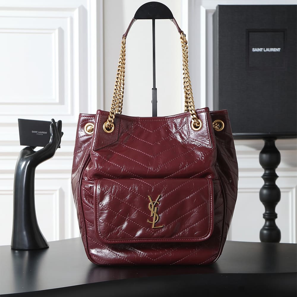 Y51 NIKI small shopping in vintage leather(HIGH-END GRADE)