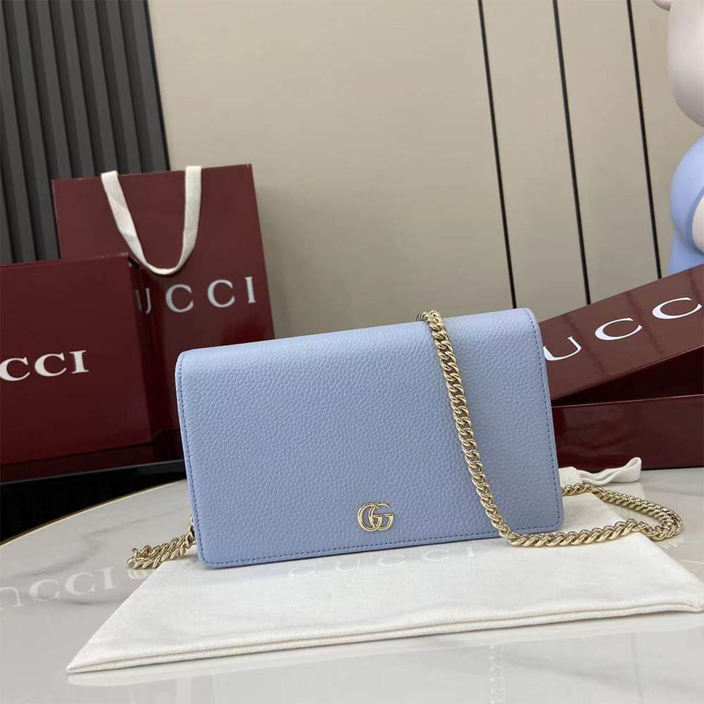 GG Marmont wallet on chain
