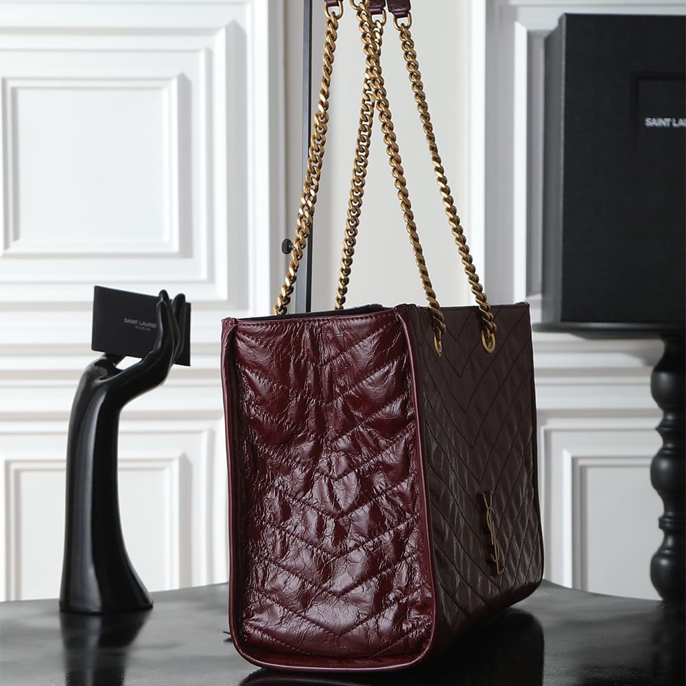 Y51 NIKI shopping in vintage leather(HIGH-END GRADE)