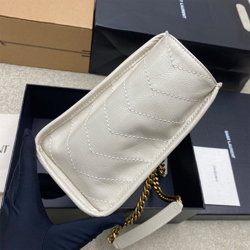 Y51 NIKI small shopping in vintage leather(HIGH-END GRADE)