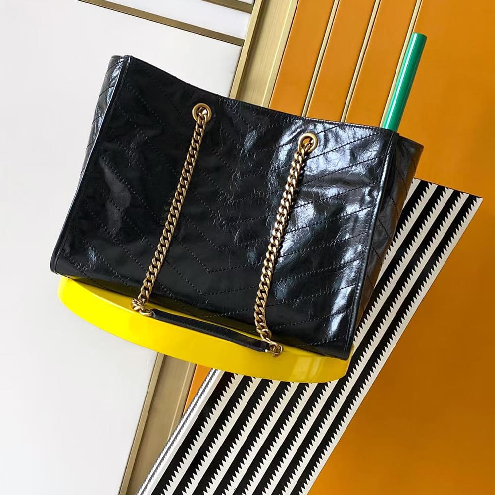 Y51 NIKI shopping in vintage leather(HIGH-END GRADE)