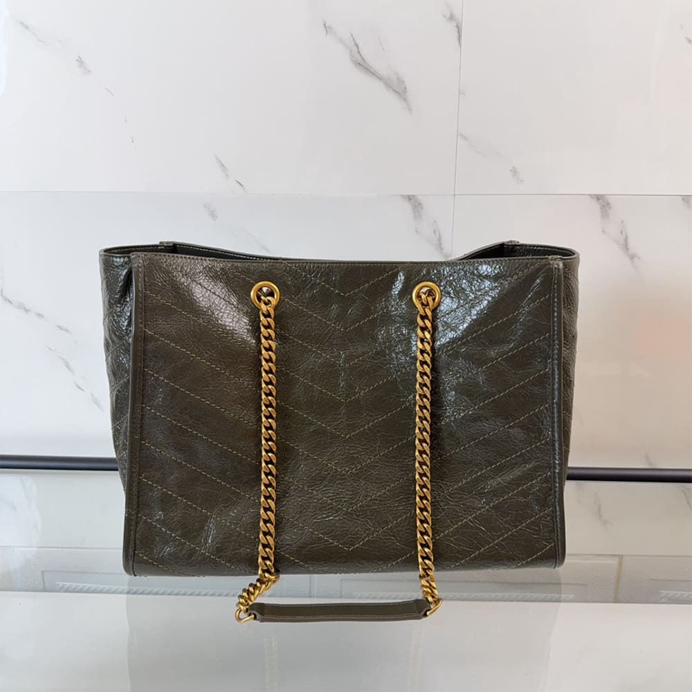 Y51 NIKI shopping in vintage leather(HIGH-END GRADE)