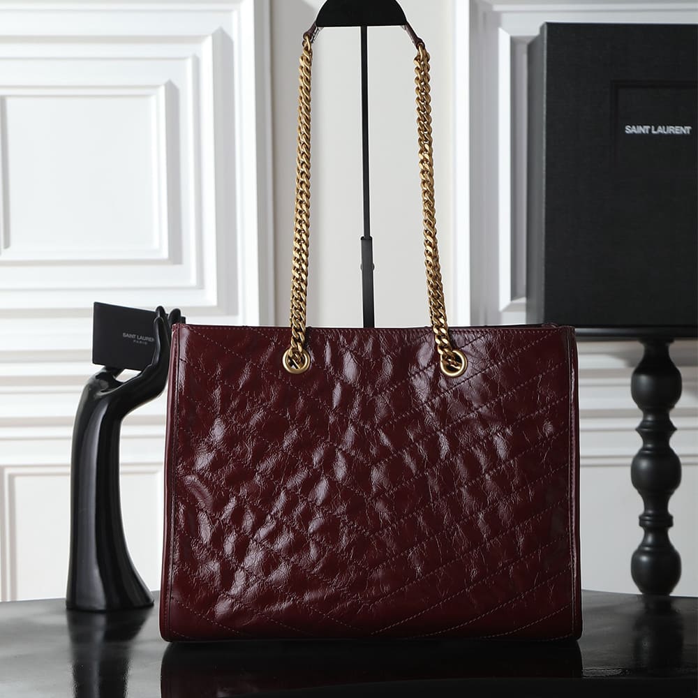 Y51 NIKI shopping in vintage leather(HIGH-END GRADE)