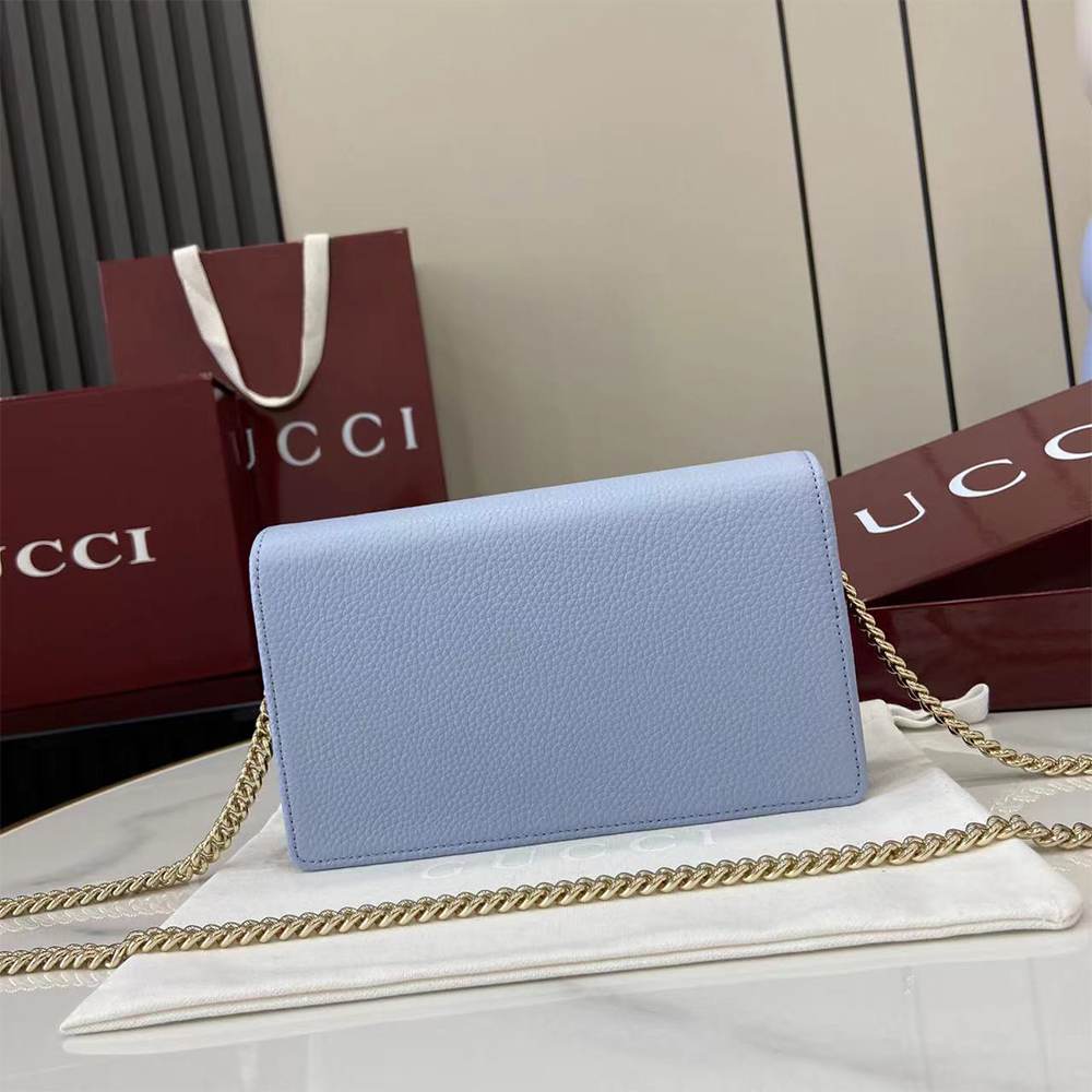 GG Marmont wallet on chain