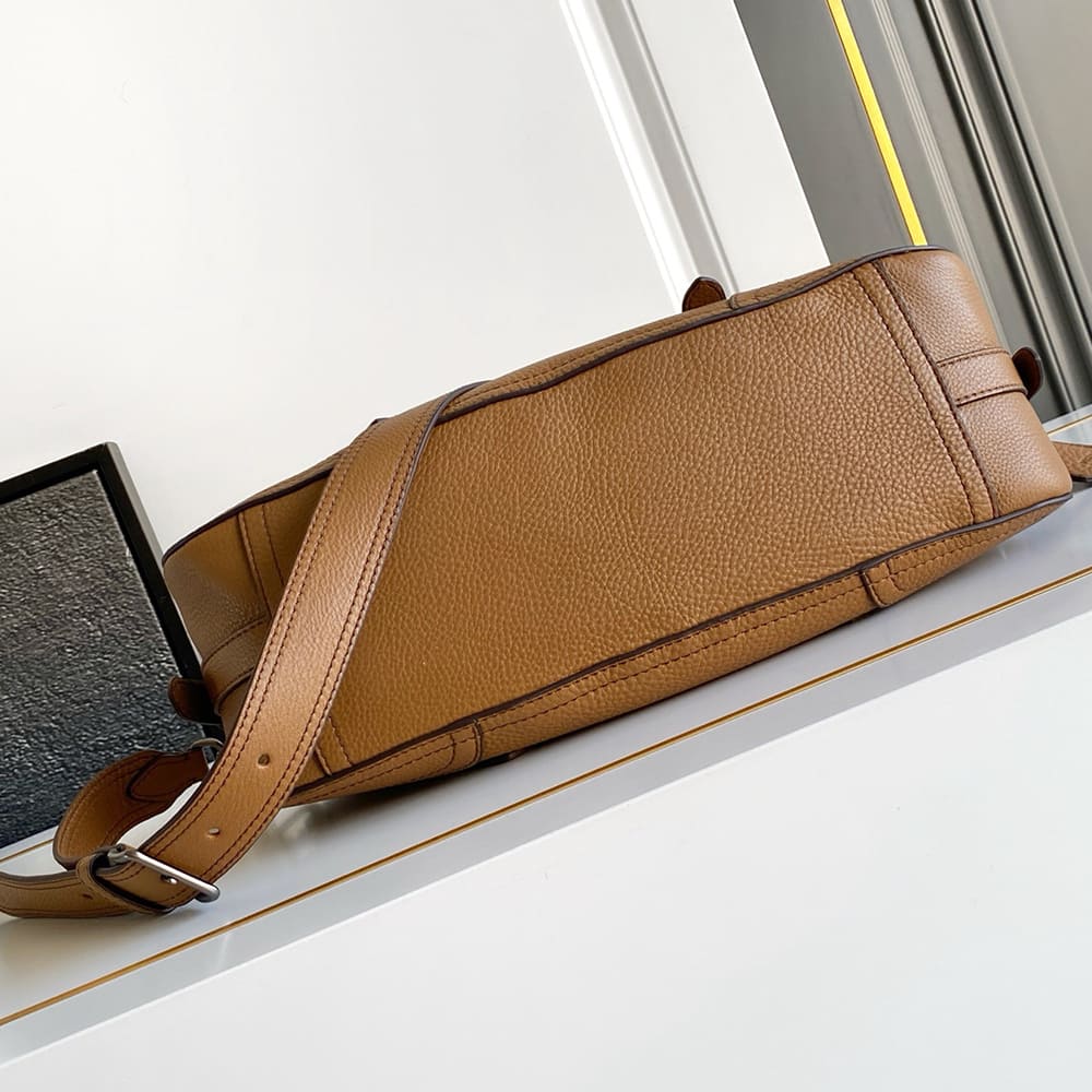 Pra*a Large leather tote bag(HIGH-END GRADE)