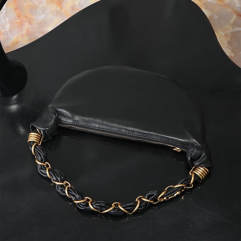 Y51 AMALIA mini hobo in lambskin(HIGH-END GRADE)