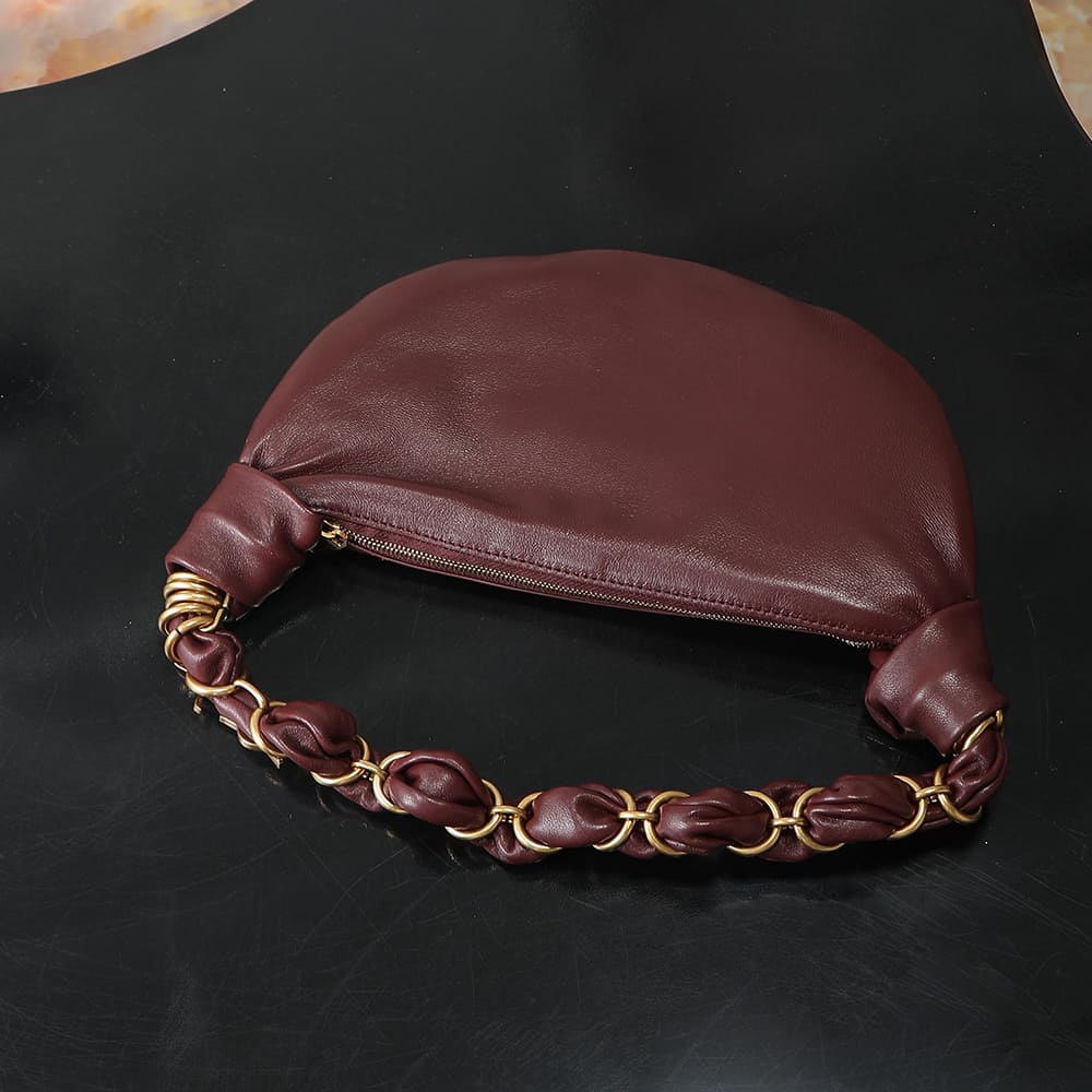 Y51 AMALIA mini hobo in lambskin(HIGH-END GRADE)
