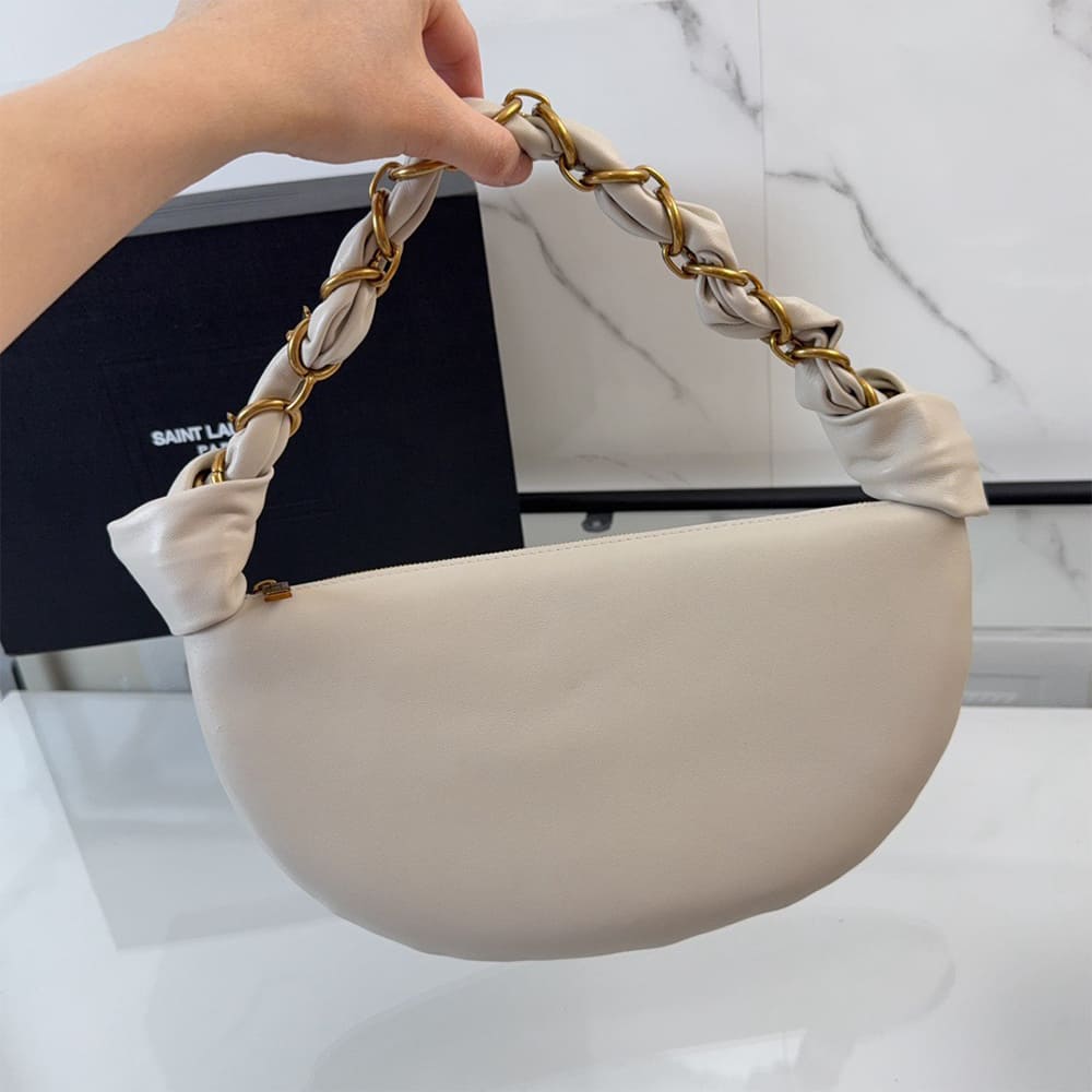 Y51 AMALIA mini hobo in lambskin(HIGH-END GRADE)