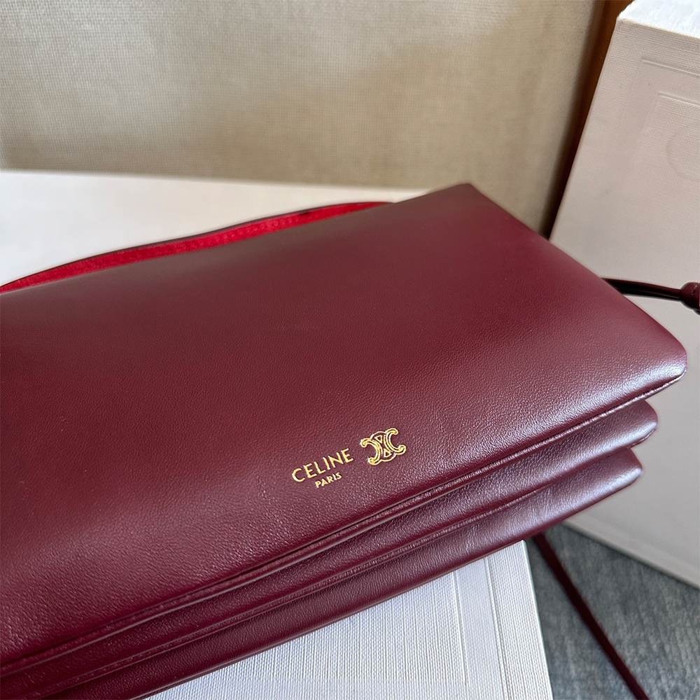 Ce1i*e TRIO FLAP IN Smooth Lambskin(HIGH-END GRADE)