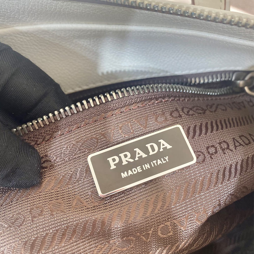 Pra*a Bonnie medium antiqued leather tote bag(HIGH-END GRADE)