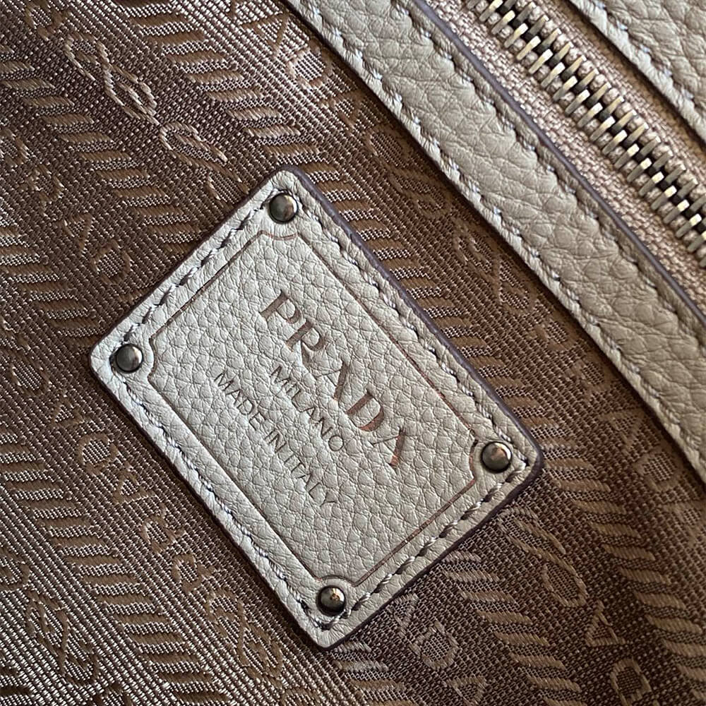 Pra*a Large leather tote bag(HIGH-END GRADE)