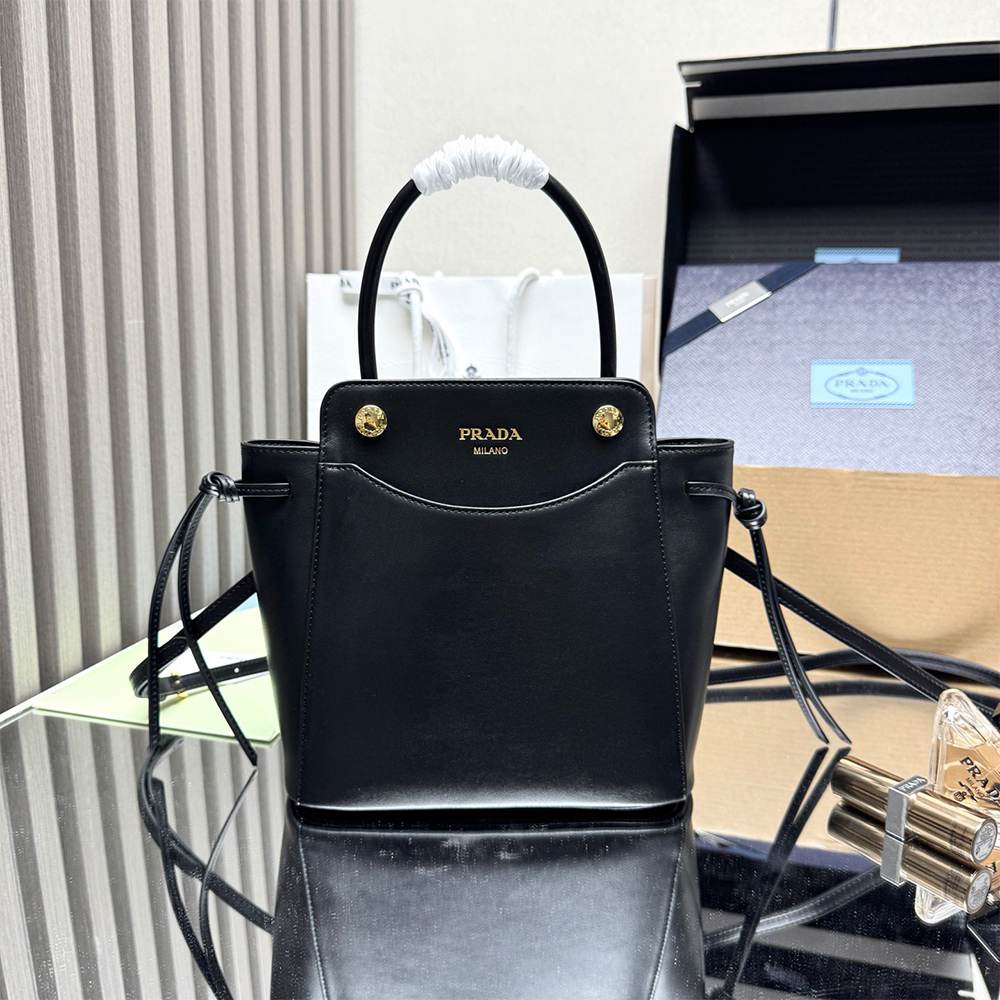 Pra*a Carry mini leather handbag(HIGH-END GRADE)