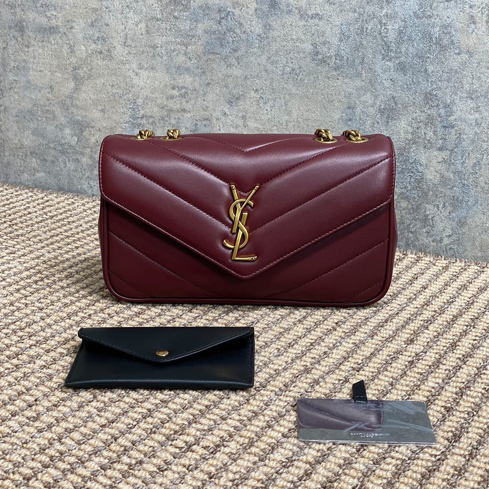 Y51 LOULOU small in MATELASSE lambskin(HIGH-END GRADE)
