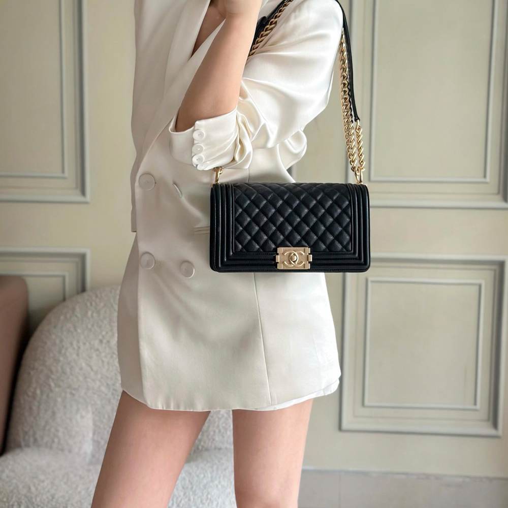 Ch**el BOY Ch**el Handbag(HIGH-END GRADE)