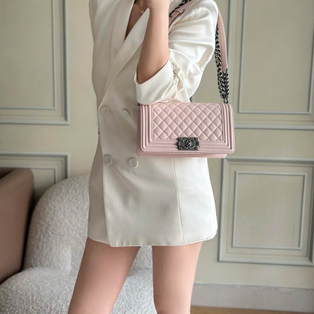 Ch**el BOY Ch**el Handbag(HIGH-END GRADE)