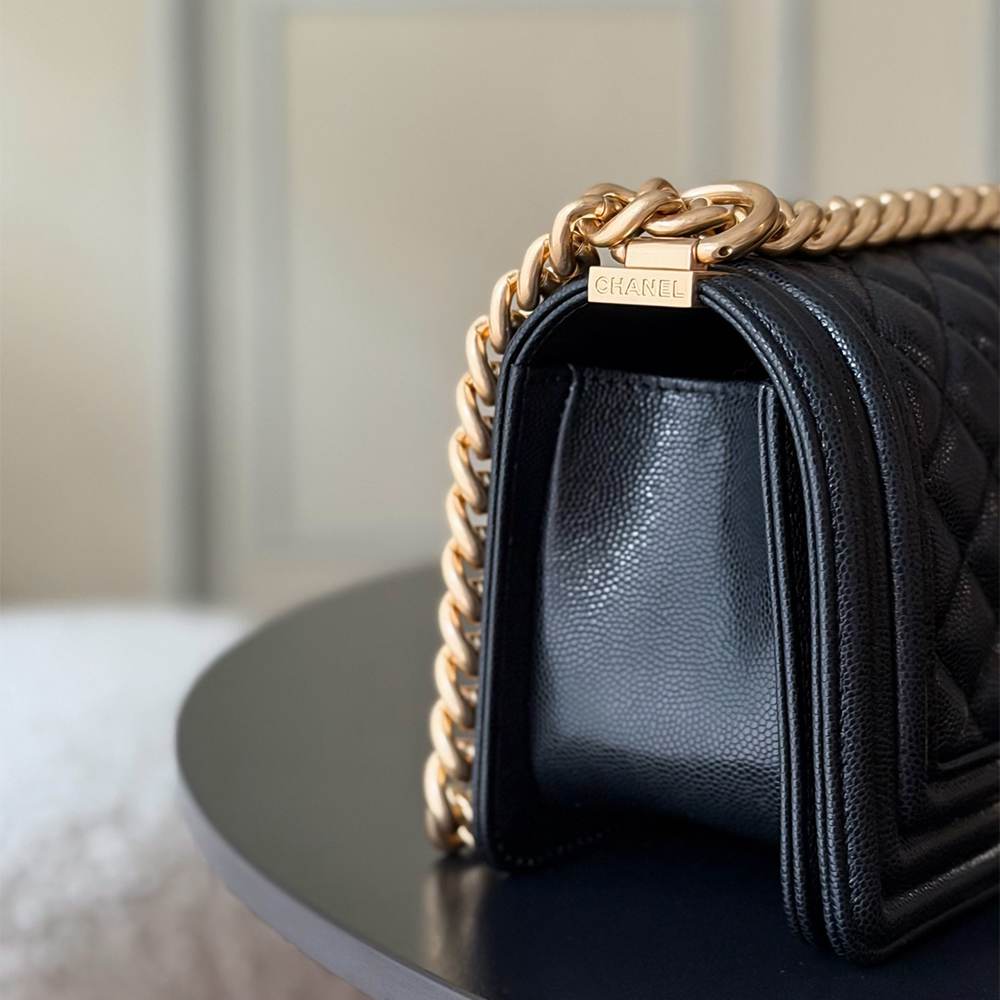 Ch**el Small BOY Ch**el Handbag(HIGH-END GRADE)