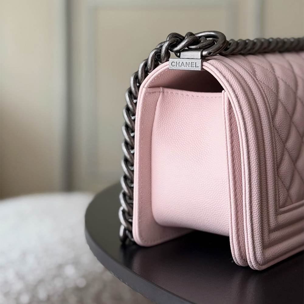 Ch**el Small BOY Ch**el Handbag(HIGH-END GRADE)