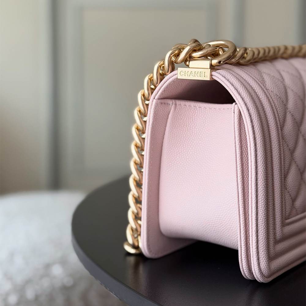 Ch**el Small BOY Ch**el Handbag(HIGH-END GRADE)