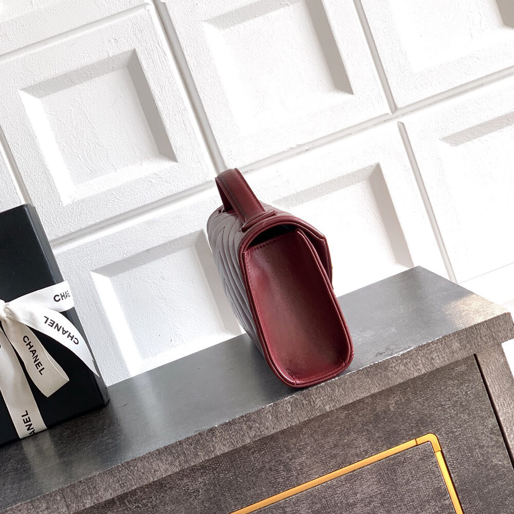 Ch**el Top Handle small Flap(HIGH-END GRADE)
