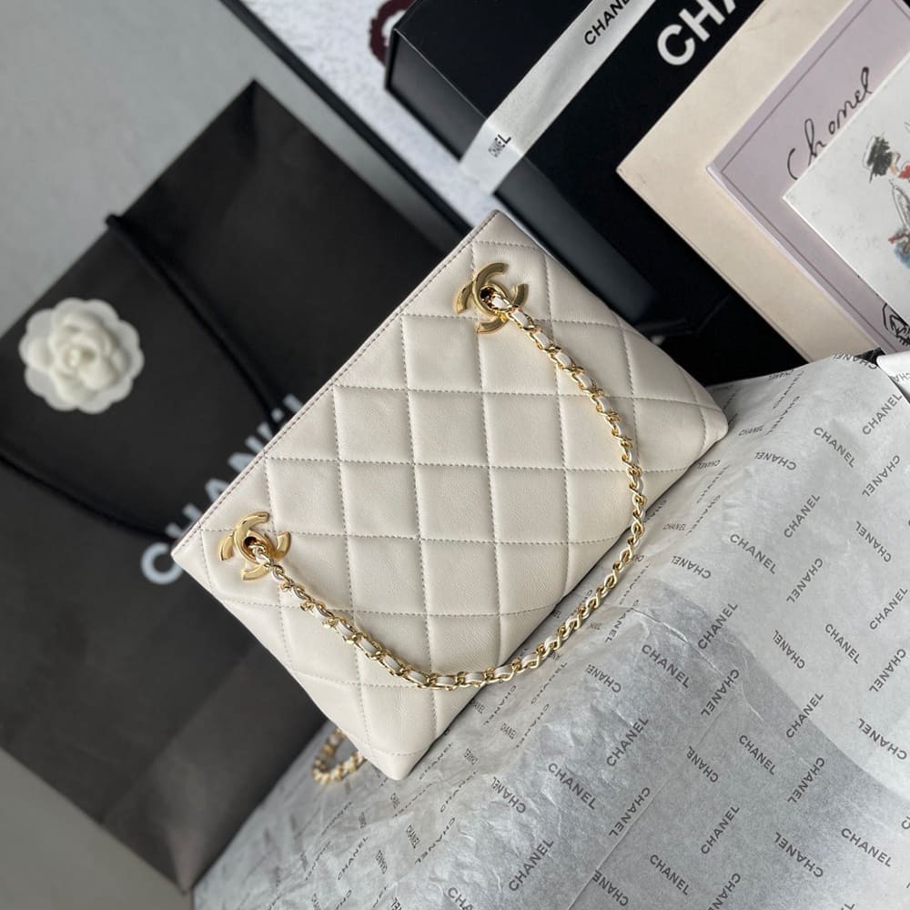 Ch**el Small Shopping Bag(HIGH-END GRADE)