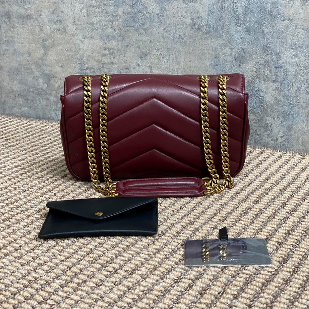 Y51 LOULOU small in MATELASSE lambskin(HIGH-END GRADE)