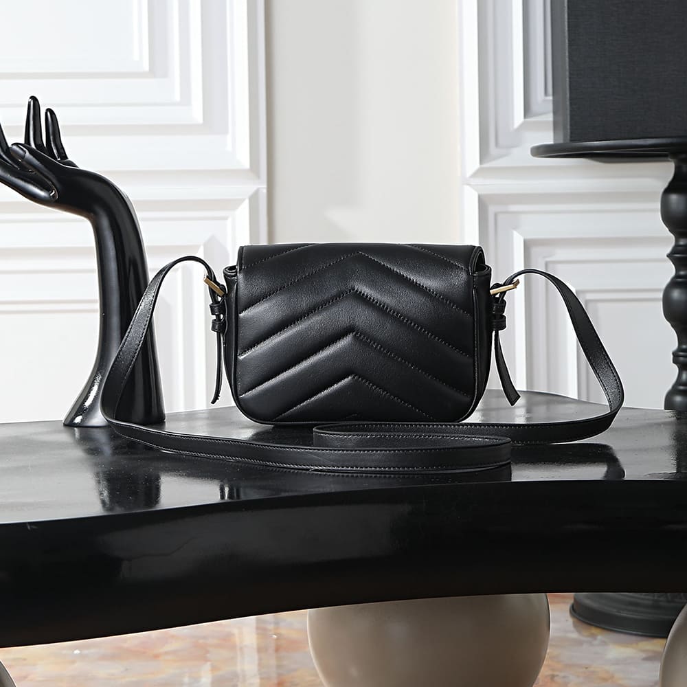 Y51 LOULOU toy crossbody in MATELASSE lambskin